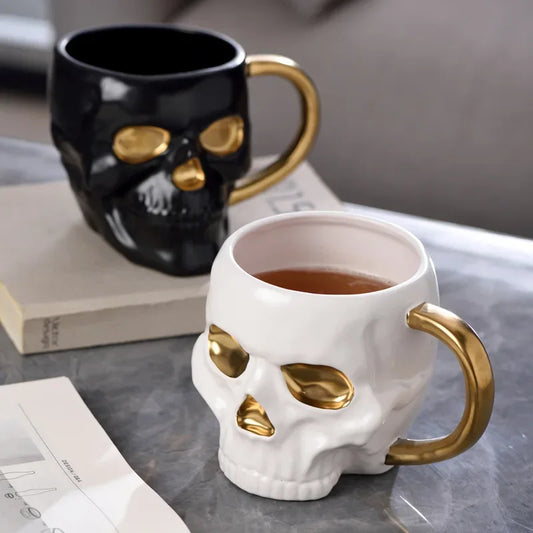 Skull Ceramic Coffee Beer