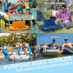 40QT Floating Cooler Dry Storage