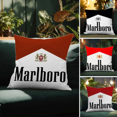 Luxury Marlboro Print Pillow Case
