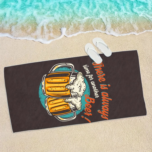 Fun Beer Lovers Bath Towel