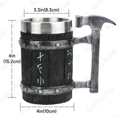 Viking Resin Beer Tankard