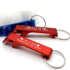 Personalized Engraved Bottle Opener Keychain