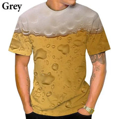 Printed Cool Beer T-Shirt