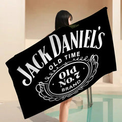 Jack Daniels Microfiber Beach Towel
