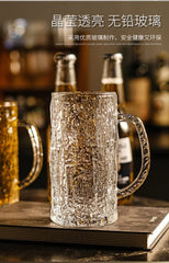 Large Crystal Glacier Beer Glass