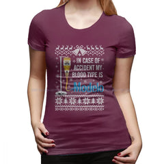 Funny Beer Blood Type Hoodie Tee