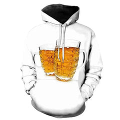 Printed Beer Hoodie