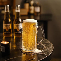Large Crystal Glacier Beer Glass