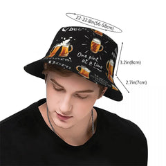 Beer Glasses Bucket Hat