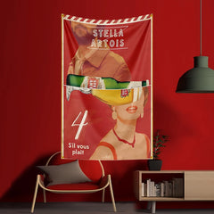 Stella Artois Beer Flag Banner