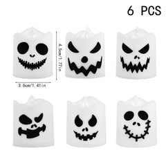 LED ghost and pumpkin party lights