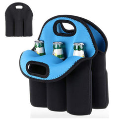 Neoprene Beer Bottle Cooler Outdoor Portable Wine Bottle Bag Tote Bag