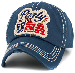 Party In the USA Vintage Ballcap