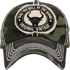 Bull Vintage Meshback Ballcap