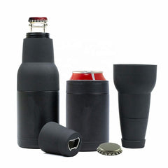 304 Stainless Steel Large-capacity Double-layer Beer Mug Office Portable Simple Car Mug Vacuum Detachable Cold Storage Tank