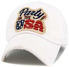 Party In the USA Vintage Ballcap