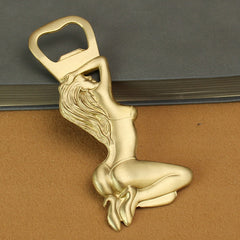 Pure Brass Beauty Bottle Opener Beer Retro Personality