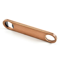 Wooden Handle Stainless Steel Beer Bottle Opener