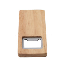 Wooden Handle Stainless Steel Beer Bottle Opener