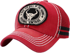 Bull Vintage Meshback Ballcap