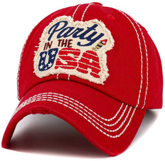 Party In the USA Vintage Ballcap