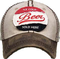 ICE COLD BEER VINTAGE BALLCAP