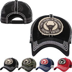 Bull Vintage Meshback Ballcap