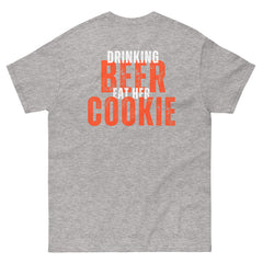 Drinking Beer! Eat her Cookie! | Men's Clothing | Grey Version