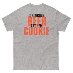 Drinking Beer! Eat her Cookie! | Men's Clothing | Grey Version