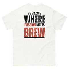 BeerzMe: Where Passion Meets Brew | Unisex Clothing | White Version