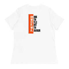 Drink in Style, Flirt with Flavor | Women's Clothing | White Version